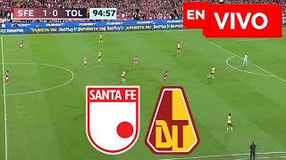 🔴 SANTA FE 1  0 TOLIMA EN VIVO Y EN DIRECTO 🔴 LIGA BETPLAY I2024 🏆 NOTICIAS DEL VERDE [upl. by Chic]