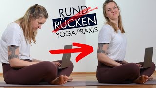 Yoga Rücken Schultern Nacken kräftigen amp dehnen  Anfänger  30 Min [upl. by Kary]