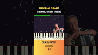 Tutorial Intro Caboclo sonhador Flávio Joséshortstecladoacordeon [upl. by Moyra]