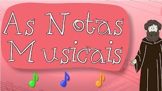 GUGUDADA  As Notas Musicais animação infantil [upl. by Llerryt]