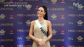 HDMiss Universe Puerto Rico quotESTEFANIA SOTO TORRESquot INTERVIEW with FYI [upl. by Jacques]