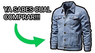 Que CHAMARRA MEZCLILLA debes de tener🤔 chaqueta jean para HOMBRES las mejores 4️⃣ opciones [upl. by Fortna]