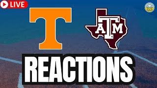 College World Series Finals Game 1 Reaction Tennessee vs Texas AampM [upl. by Sharp]