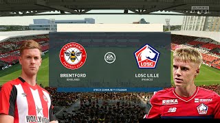 ⚽ Brentford FC vs LOSC Lille ⚽  Club Friendly 08052023  FIFA 2023 [upl. by Ultan]