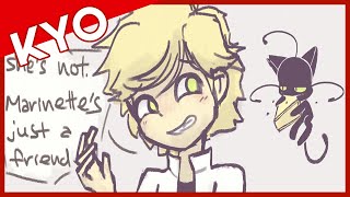 Just A Friend Hilarious Miraculous Ladybug Comic Dub [upl. by Sillig]