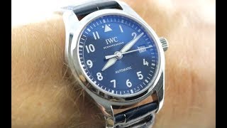 IWC Pilots Watch 36mm IW324008 Luxury Watch Review [upl. by Eugen]