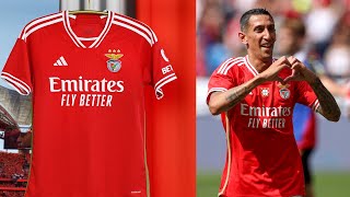 SL Benfica 2324 Home Kit  Debut vs Basel [upl. by Gardas]