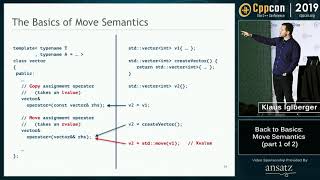 Back to Basics Move Semantics part 1 of 2  Klaus Iglberger  CppCon 2019 [upl. by Yenalem]