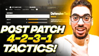 BEFORE PATCH BEST META 4231 FORMATION amp CUSTOM TACTICS  FC 24 Ultimate Team [upl. by Yeleek]