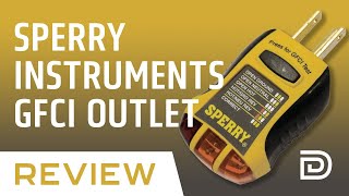 Sperry Instruments GFCI Outlet Tester Review [upl. by Okikuy]