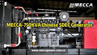 MECCA POWER 750KVA Chinese SDEC Generator [upl. by Amimej41]