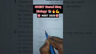 Excretory products and their Elimination  NEET 2025  📚📖 🔥motivation study trending biology [upl. by Izogn]