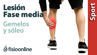 11 EJERCICIOS para la lesión muscular de GEMELOS y SÓLEO recuperación FASE INTERMEDIA [upl. by Swanson]