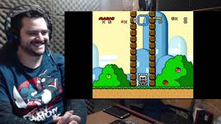 DROSS JUEGA KAIZO MARIO WORLD REACCION [upl. by Eittod]