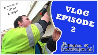 Vi drar til Bleik  Elektro Installasjon  VLOG EPISODE 2 [upl. by Elbys828]