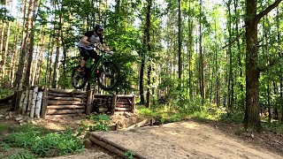 Riding on Specialized Stumpjumper FSR and CYC Motor X1 Stealth GoPro HERO 11 [upl. by Ambrogino813]