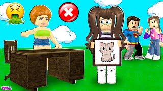 A MENINA HUMILHOU O MEU DESENHO 🎨😭ROBLOX [upl. by Nirat]