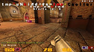 4K  tmpuNkind vs tmpCooller  Ztn3Tourney1  Logovo2 2002  Final game  Quake3 [upl. by Siskind]