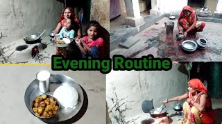 🌹 evening routines denar Recipe in Hindi  जीरा आलू की सब्जी 🍲 Indian mom evening to night🙏🙏 [upl. by Rusticus]