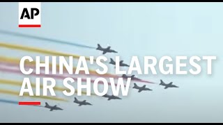 Chinas largest air show opens with dazzling flight displays [upl. by Tadich]