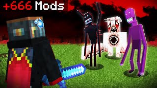 Puse Tantos MODS a MINECRAFT Que Ahora es TERRORIFICO [upl. by Wileen463]