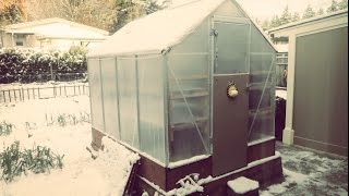 Review of the 8x6ft Harbor Freight Greenhouse after 1 full year of use 2 winters [upl. by Cullie877]