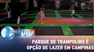 Parque de trampolins é opção de lazer em Campinas [upl. by Bradly748]