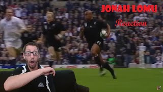 American Reacts to The SCARY BEAST Of Old School Rugby  Jonah Lomu [upl. by Nielson]