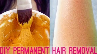 DIY Hair Removal Mask At Home  Face amp Body 100 Works Naturally  Permanently [upl. by Agostino535]