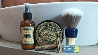 Linnovazione in rasatura Karve razor Moon Soap Sorrento Phoenix Artisan StarCraft [upl. by Pat298]