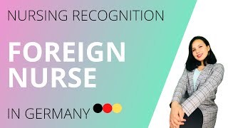 How to get Nursing Recognition for foreign nurses in GermanyEnglish subtitles [upl. by Thorner]