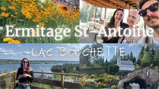 Visite de lErmitage SaintAntoine du Lac Bouchette en LSQ vlog [upl. by Nosydam]