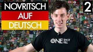 German Novritsch spricht Deutsch  QampA [upl. by Atekram]