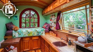 She built a vardo tiny house to live in a Tiny Home Community [upl. by Hose]