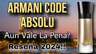 ARMANI CODE ABSOLU RESEÑA 2024 VALE LA PENA [upl. by Eux399]