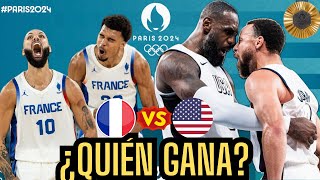 ESTADOS UNIDOS vs FRANCIA  FINAL JJOO PARIS 2024 de BALONCESTO QUÉ SELECCIÓN GANARÁ EL ORO [upl. by Yesnikcm]