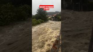 Massives Hochwasser am 15092024 in Wien hochwasser flood starkregen viralvideo foryou [upl. by Bauer864]