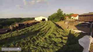 1SCHNITT IN 1 MINUTE ►GoPro Zeitraffer vom 1Wagen bis zum Siloabdecken timelapse [upl. by Anot]