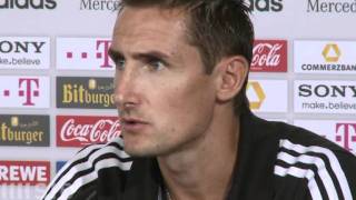 Klose freut sich auf sein erstes Spiel in Polen [upl. by Acinot]