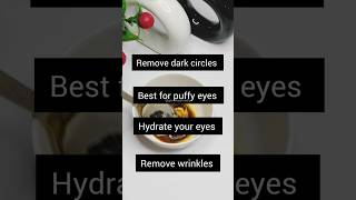 Remove under eyes dark circles darkcircles glowingskindiy treandingshort viralvideo shorts [upl. by Ahseele]