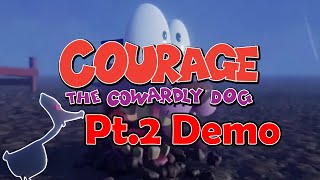 Courage The Cowardly Dog Demo Gameplay Part 2 Outside the House [upl. by Ylreveb]