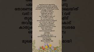 K For Kalyanam Lyrics  Guruvayoorambala Nadayil prithviraj lyrics trending shorts shortsfeed [upl. by Heringer]