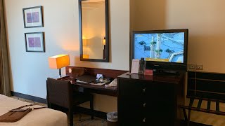 Movenpick hotel Makkah Room tour  Haram Kaaba live azan [upl. by Lundquist]