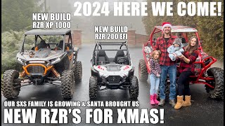 Christmas SXS Surprise Polaris RZR XP 1000 Ultimate amp RZR 200 EFI  Our New UTV Builds for 2024 [upl. by Haret]