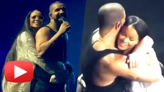 OMG Rihanna amp Drake PDA On Stage [upl. by Lolly162]