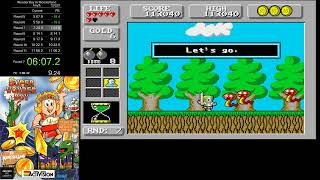 Wonderboy in Monsterland AMIGA Speedrun in 1052 WR [upl. by Tayler749]