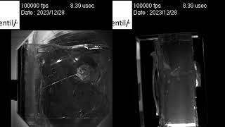 357 cal Big Bore Slug Generating Light in Ballistic Gel Before and After [upl. by Isahella680]