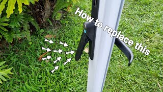 Fixing a camec door lock and handle caravan [upl. by Savil]