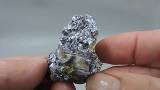 Molybdenite on quartz matrix from Australia – miniature [upl. by Doll]