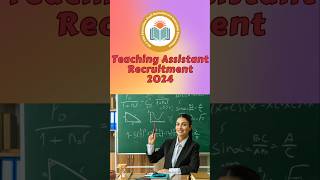 GSERC Teaching Assistant Recruitment 2024 📚 shorts teaching [upl. by Drofliw]